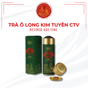 Trà Ô Long Kim Tuyên Retired Age Fine Hộp Thiếc 150g